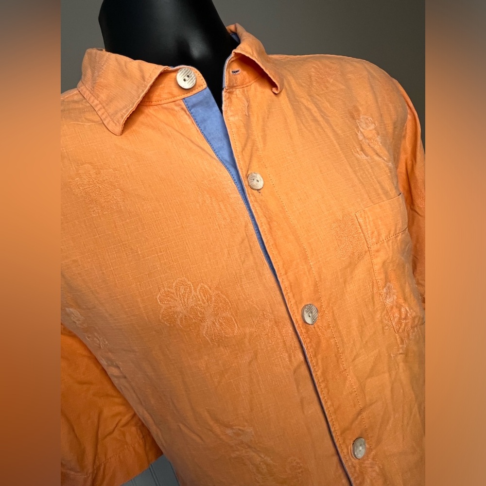 Disney Parks Tommy Bahama Mens Large Silk Short Sleeve Shirt Mickey Mouse
